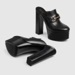 Gucci Women’s platform mule with Horsebit - Image 2